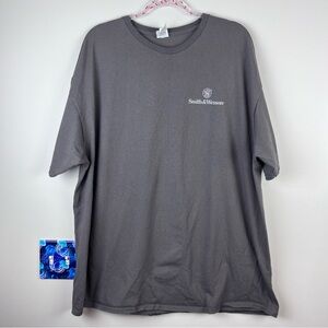 Men’s Smith & Wesson Gray Short Sleeve Graphic Freedom Cotton T-Shirt 3XL